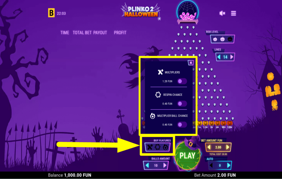 Plinko 2 Halloween CONSIGUE BONOS.