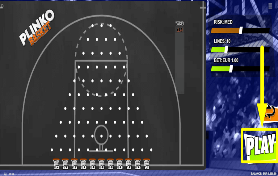 Plinko Basket COMPITE POR PREMIOS.