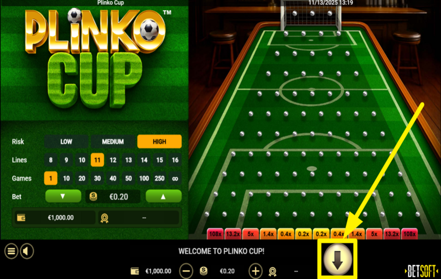 Plinko Cup DROP THE BALL.