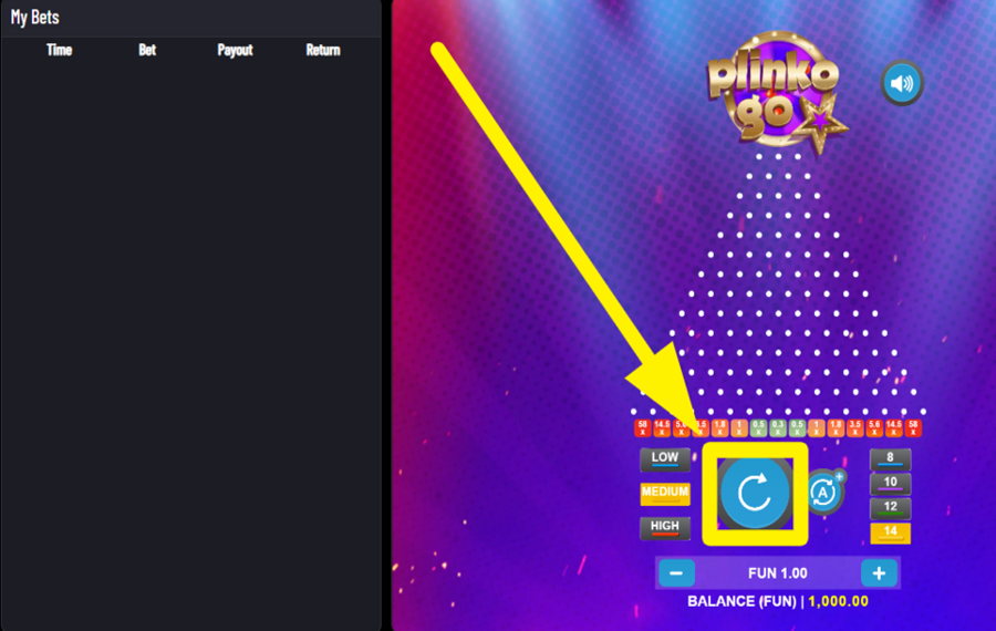 Plinko Go GIRA PER LA VITTORIA!