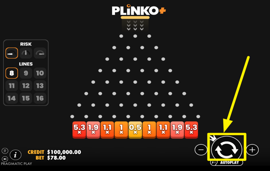 Plinko Plus LÂCHE LA BALLE.
