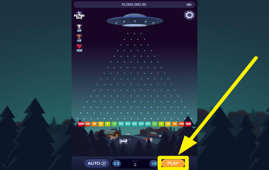 Plinko UFO LANCEZ-VOUS DANS VOTRE JEU !