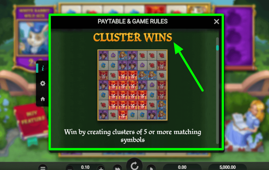 Plunderland Choose the paylines. 