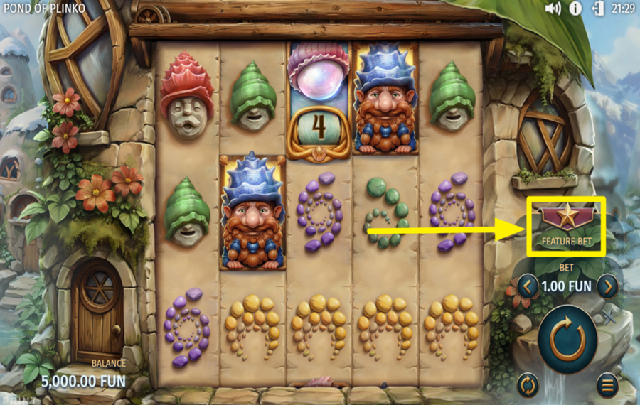 Pond of Plinko ACTIVAR FUNCIÓN APUESTA.