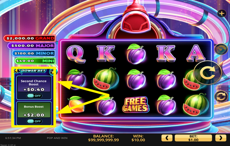 Pop and Win APPROFITTA DELLE SCOMMESSE POTENTI.