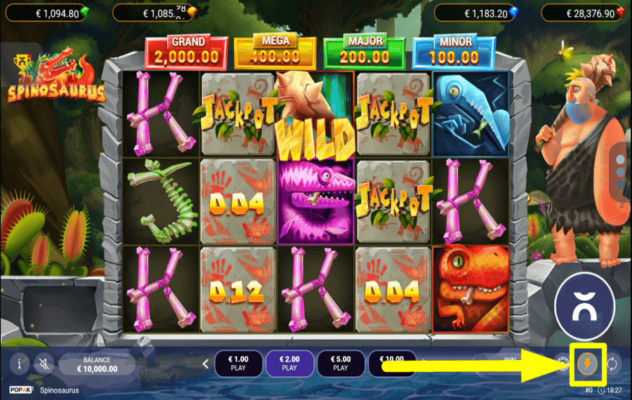 PopOk Gaming Spinosaurus SHIFT THE GEARS.