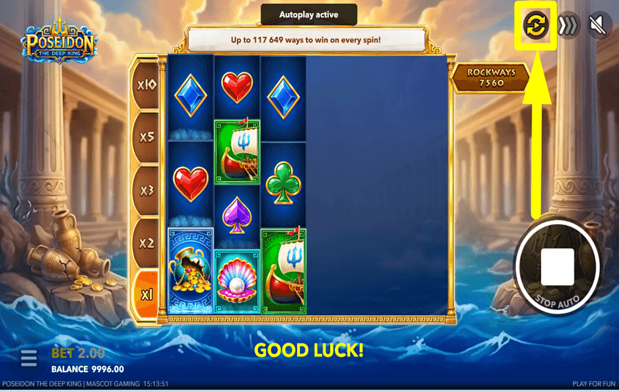 Poseidon the Deep King APPLY AUTOPLAY.