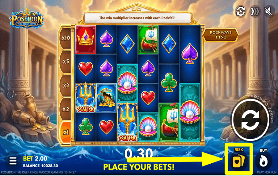 Poseidon the Deep King ACCEPT THE RISK.