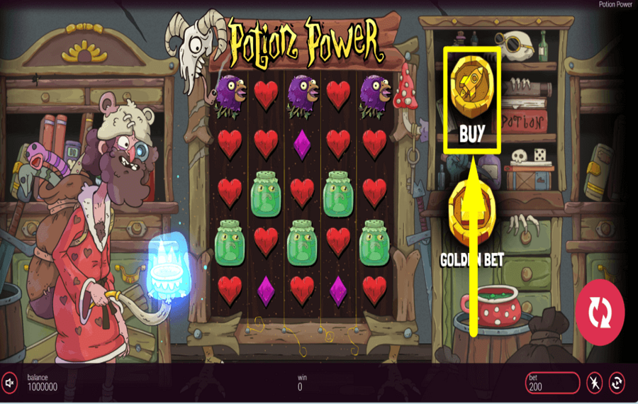 Potion Power SHOP FOR SPINS.