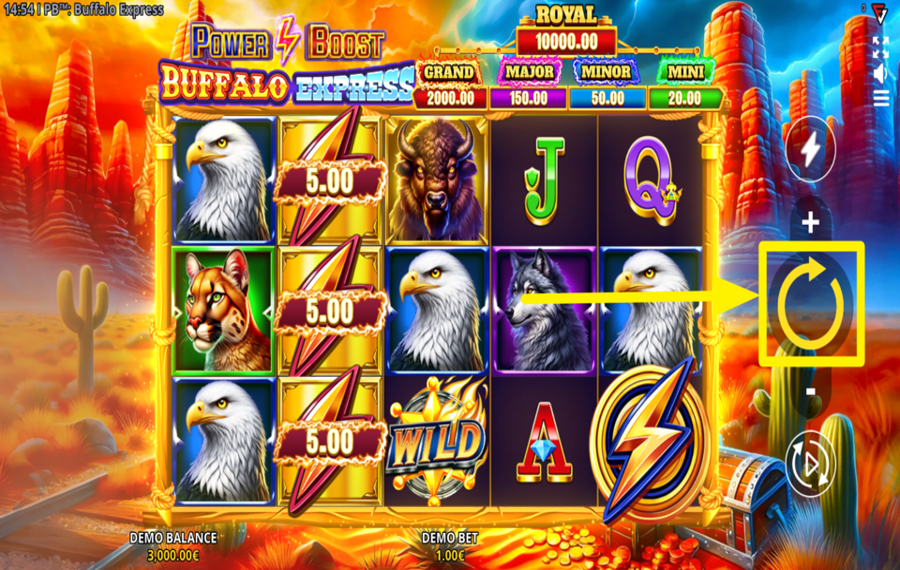 Power Boost Buffalo Express SPIN FOR SUCCESS!