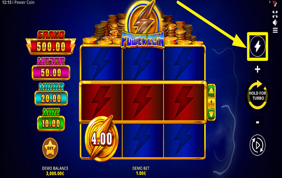 Power Coin Cash Up Series AMP UP THE GAME.