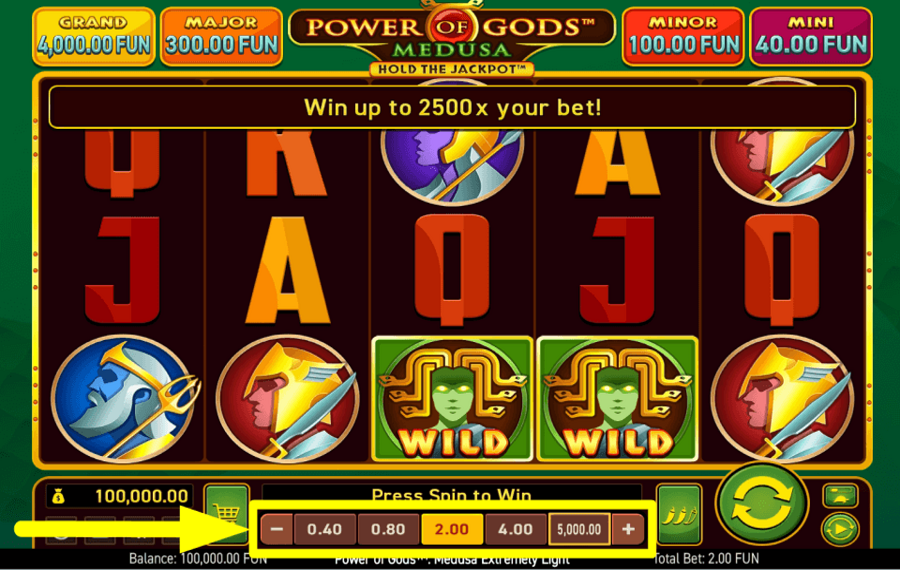 Power of Gods Medusa Extremely Light STAKE YOUR CREDITS.