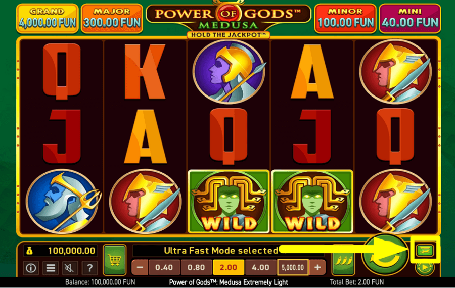 Power of Gods Medusa Extremely Light STEP UP YOUR GAME.