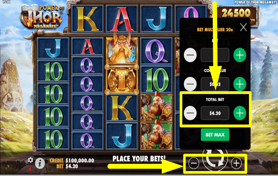 Power of Thor Megaways SAVE YOUR TOTAL BET.