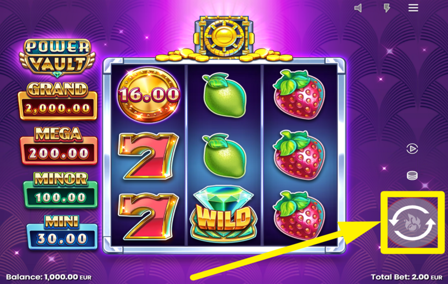 Power Vault ВРАЩАЙСЯ ДЛЯ ПОБЕДЫ!