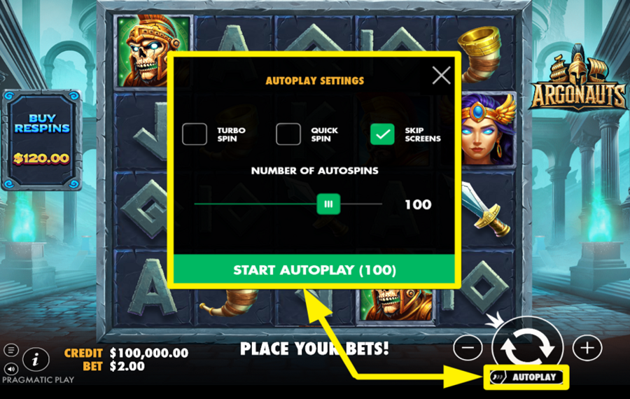 Pragmatic Play Argonauts FAITES TOURNER LES ROULEAUX AUTOMATIQUEMENT.