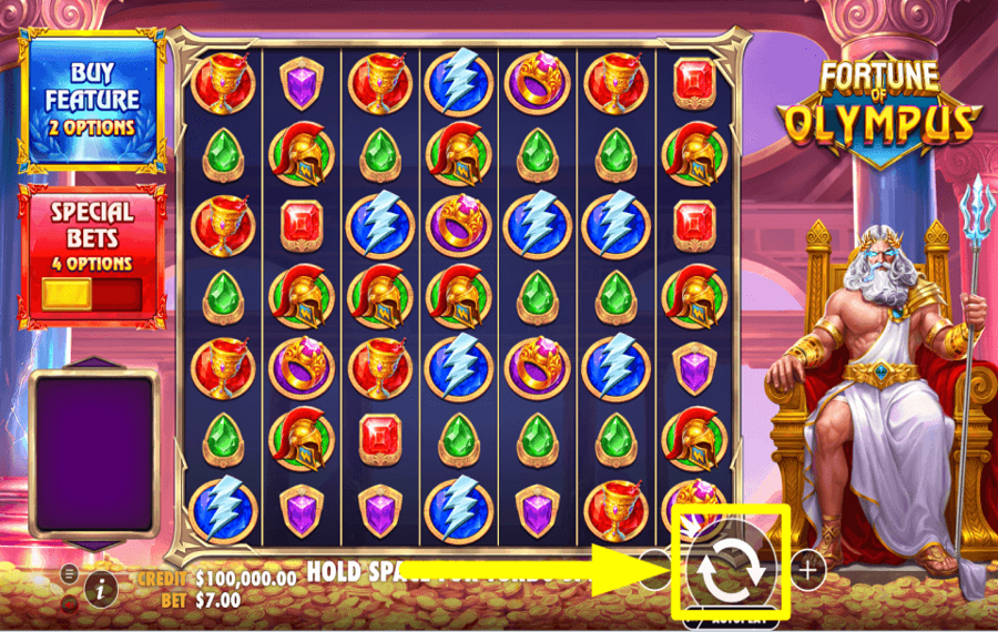 Pragmatic Play Fortune of Olympus COMMENCEZ À JOUER.