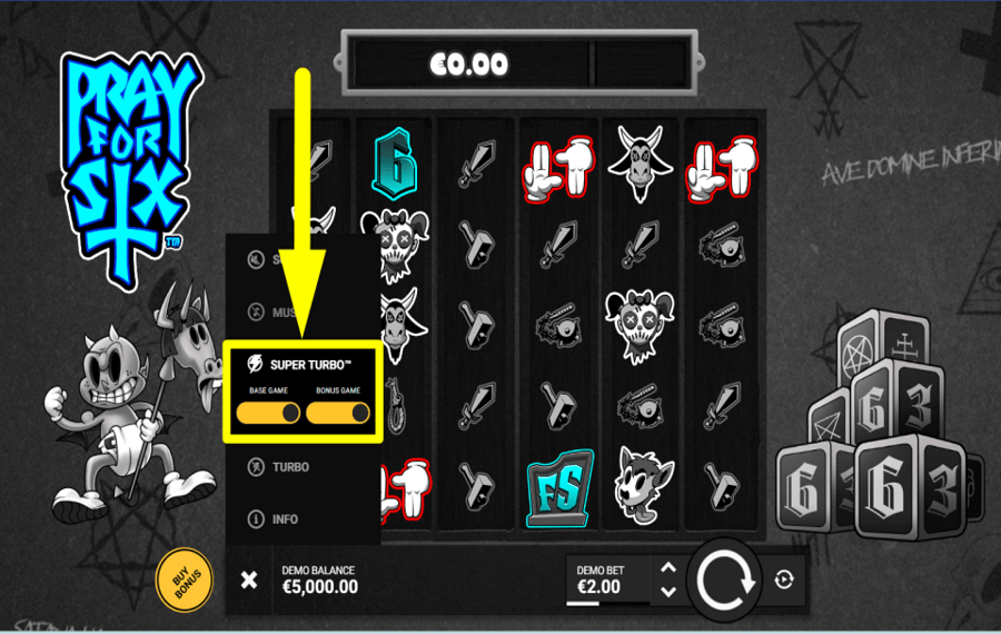 Pray for Six ACTIVER LE MODE TURBO.