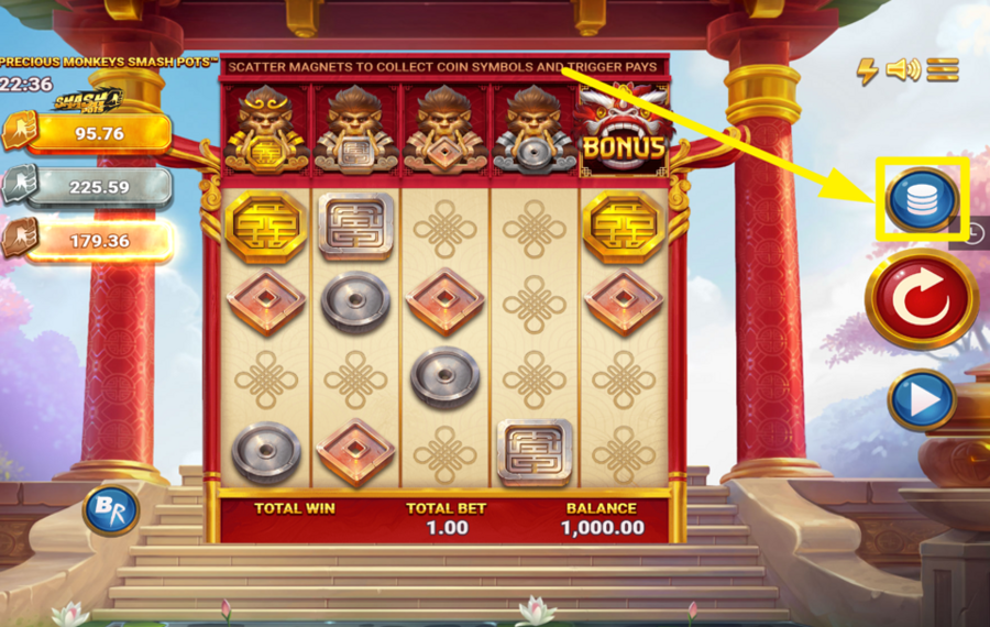 Precious Monkeys Smash Pots AJUSTEZ VOTRE MISE.