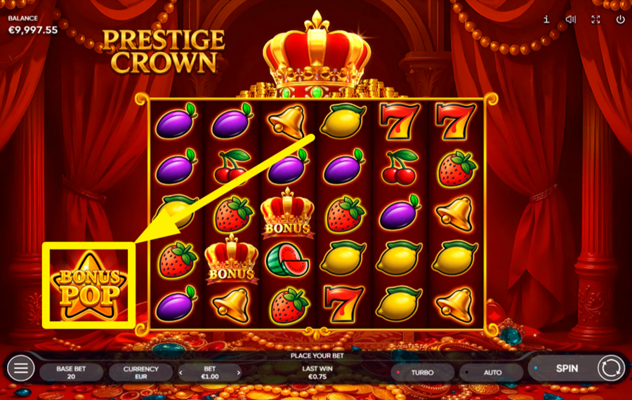 Prestige Crown Freispiele, mehr Gewinne?