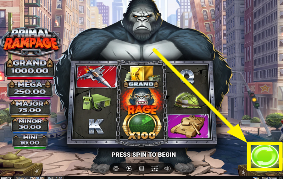 Primal Rampage TOURNEZ POUR LA VICTOIRE!