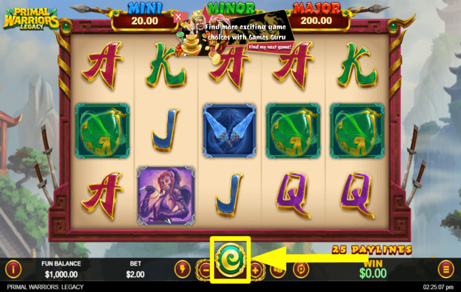 Primal Warriors Legacy FAITES TOURNER LES BOBINES.
