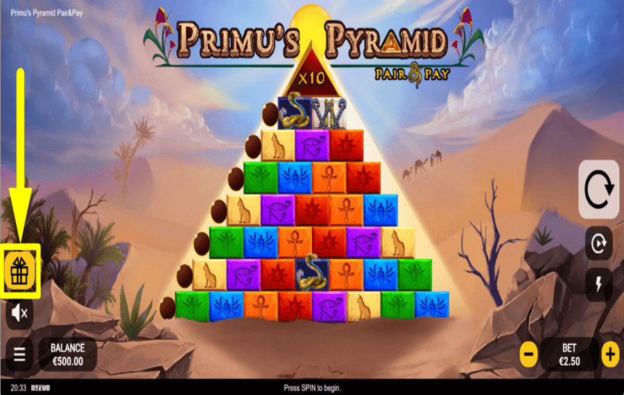 Primus Pyramid ПРИОБРЕСТИ ДОПОЛНИТЕЛЬНЫЕ ИГРЫ.