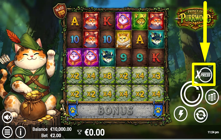 Prince of Purrwood COLLECT BONUSES.