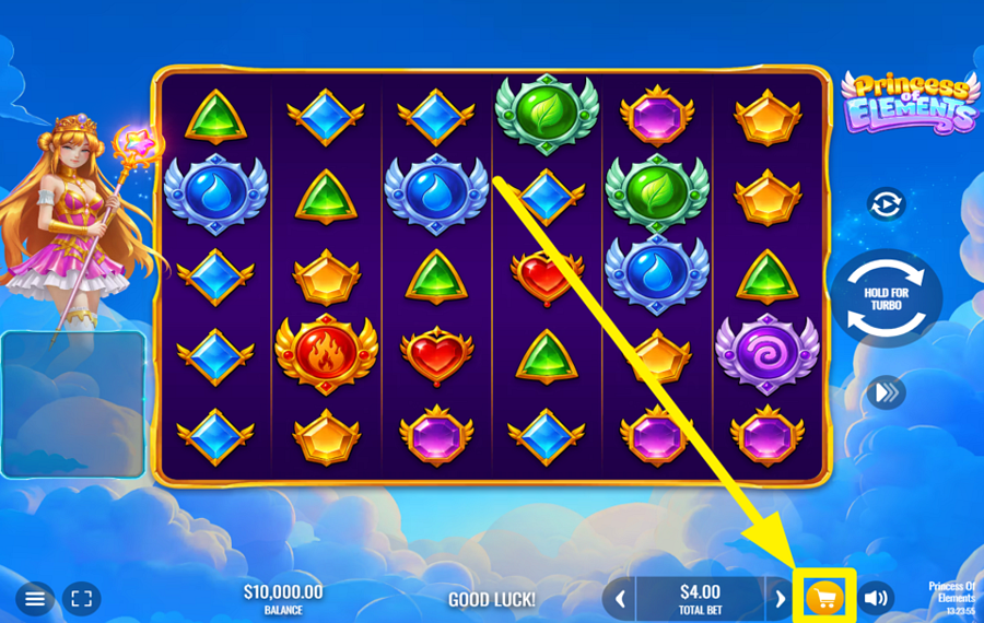Princess of Elements BUY FREE SPINS.