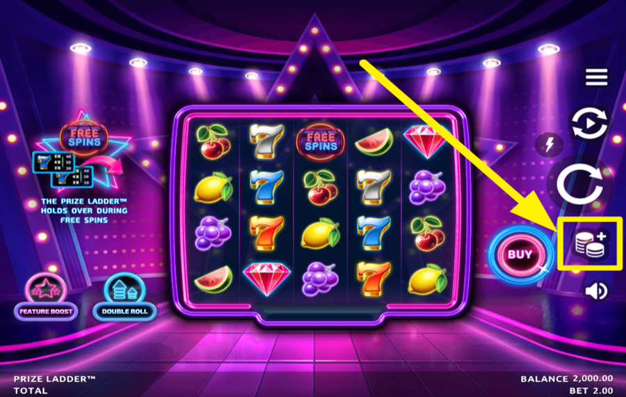 Prize Ladder SET YOUR STAKE.