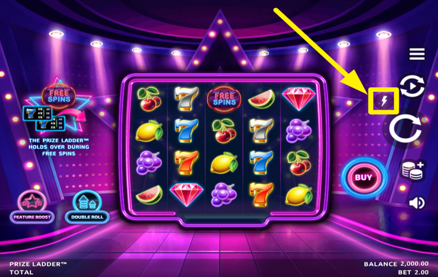 Prize Ladder RAMP UP THE SPEED.