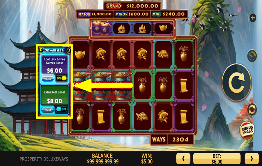 Prosperity DeluxeWays Делайте мощные ставки.