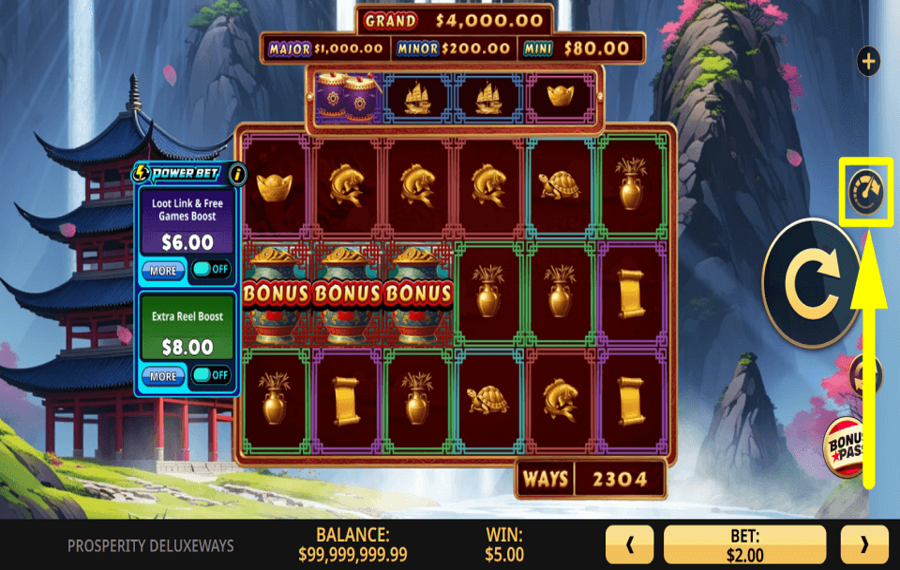 Prosperity DeluxeWays АКТИВИРОВАТЬ ТУРБО-РЕЖИМ.