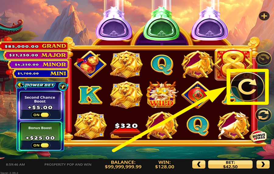 Prosperity Pop and Win スピンして勝利を掴め！