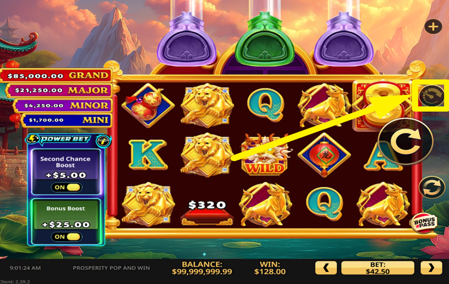 Prosperity Pop and Win ターボチャージを解き放て。