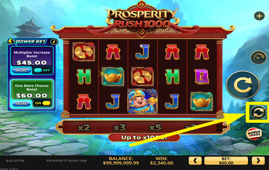 Prosperity Rush 1000 ВКЛЮЧИТЬ АВТОВОСПРОИЗВЕДЕНИЕ.