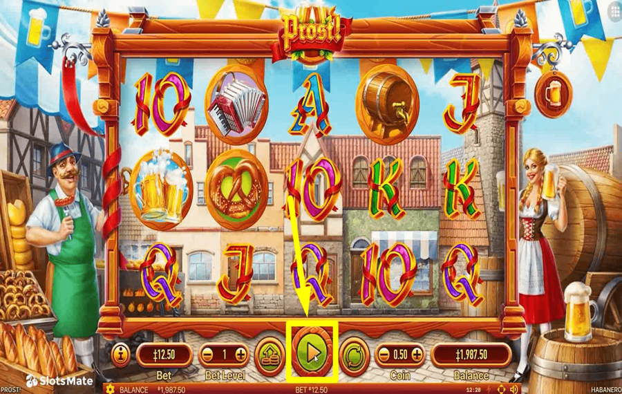 Prost Click/ tap the “Spin” button.