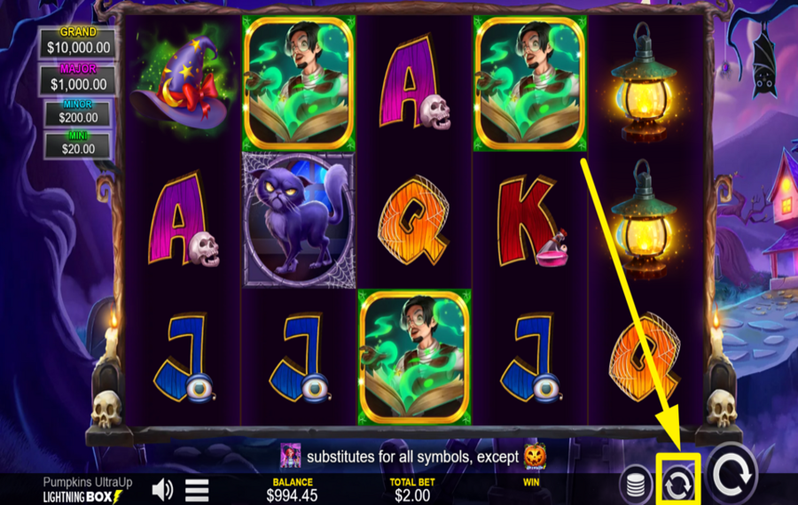 Pumpkins UltraUp ACTIVATE AUTOMATIC SPINNING.