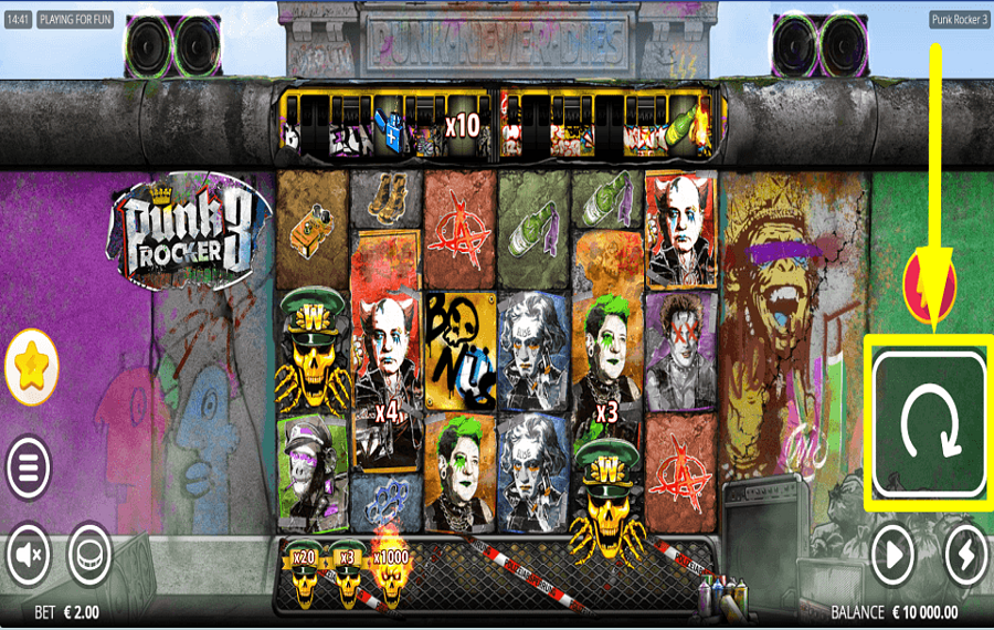 Punk Rocker 3 НАЧНИТЕ ИГРАТЬ В АЗАРТНЫЕ ИГРЫ.