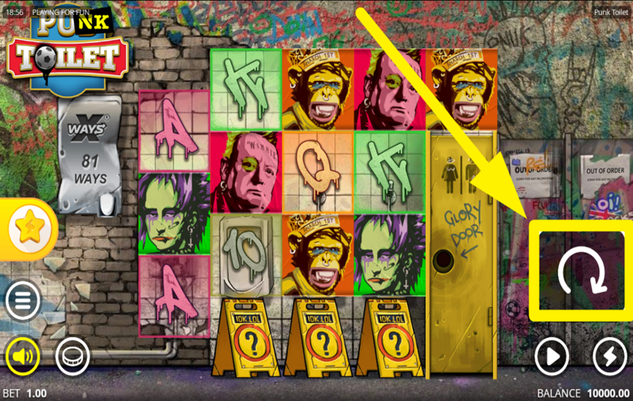 Punk Toilet SPIN FOR SUCCESS!