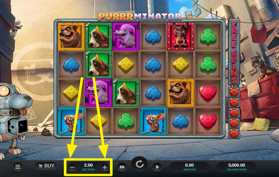 Purrrminator Dream Drop MODIFICARE LA PUNTATA TOTALE.