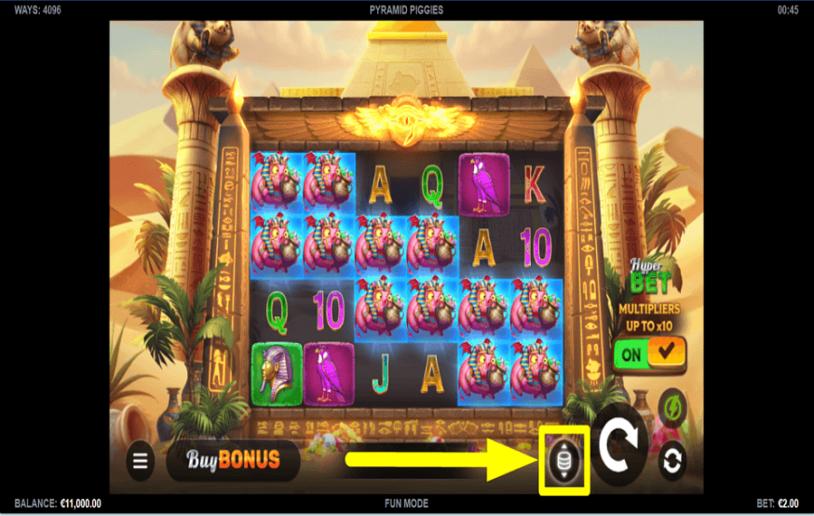 Pyramid Piggies ОПРЕДЕЛИТЕ СТАВКУ.