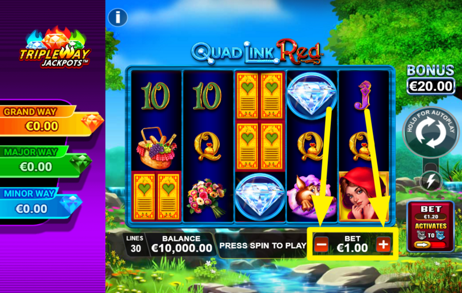 Quad Link Red УКАЖИТЕ СВОЮ СТАВКУ.