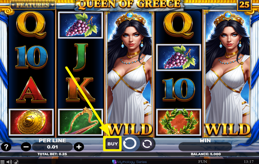 Queen of Greece FREE SPINS, MORE WINS?