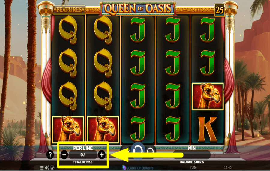 Queen of Oasis FAITES VOTRE PARI.