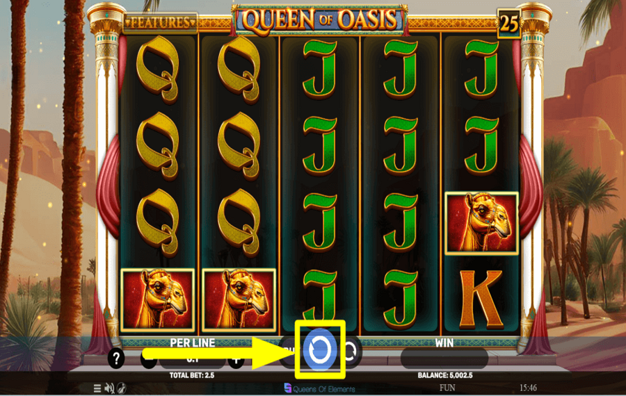 Queen of Oasis COMMENCEZ À JOUER.