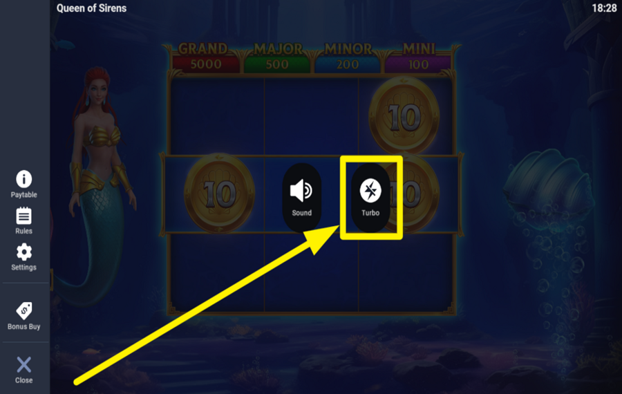 Queen of Sirens AMPLIFIEZ LE JEU.