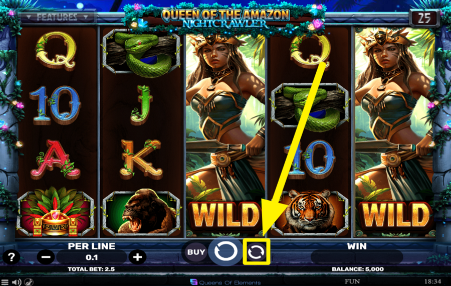 Queen of the Amazon Nightcrawler DREHEN SIE FÜR DEN SIEG!