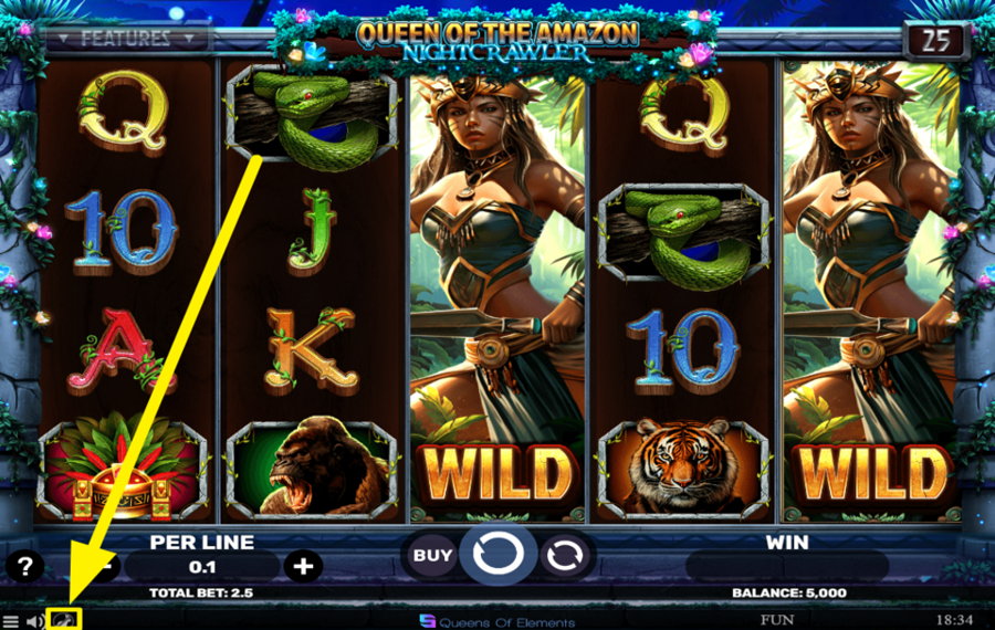 Queen of the Amazon Nightcrawler ERHÖHEN SIE DAS TEMPO.