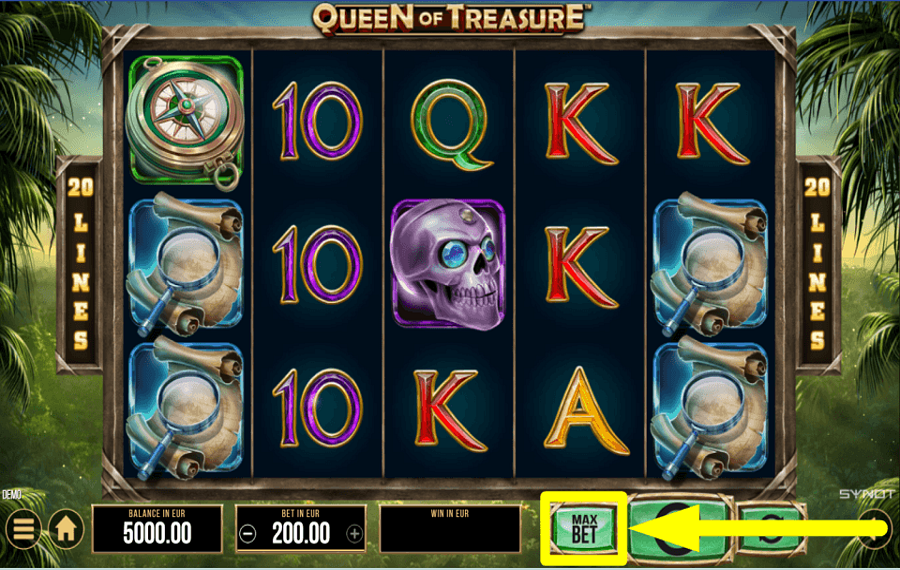 Queen of Treasure СТАВКИ ВЫСОКИ.